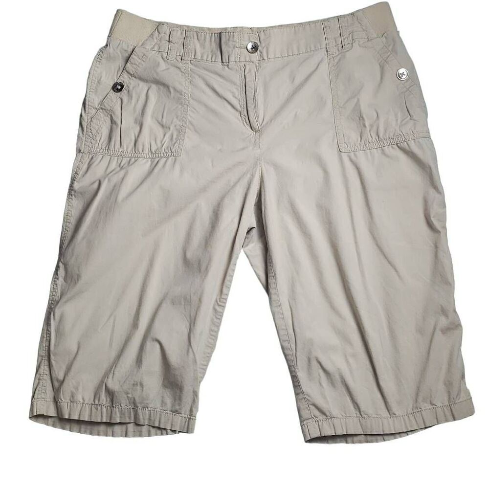 Chico's Beige Capri Pants Size Large